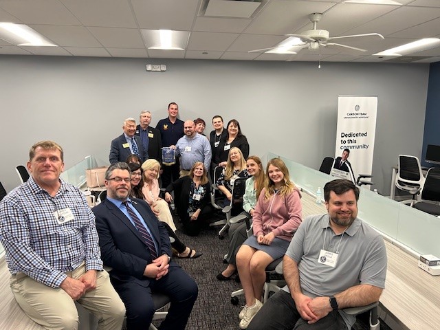 Club members at a community event